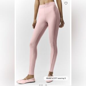 ALO Line Up Mirage 7/8 Legging  XS In Pink Champagne